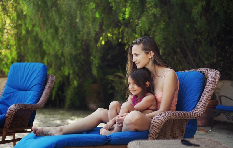 Poolside With Baby